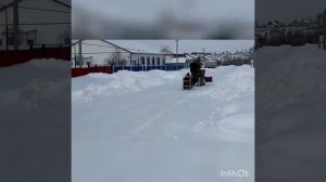 Покатушки на минитракторе переломка 4*4