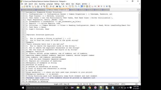SELENIUM with PYTHON tutorials || Demo - 3 || by Mr. Nikhil Raju On 15-03-2021 @8AM IST смотреть онлайн