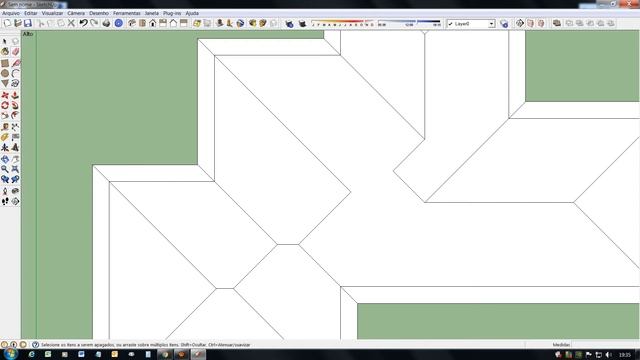 SketchUp - Telhado - Manual - conferindo instant Roof смотреть онлайн