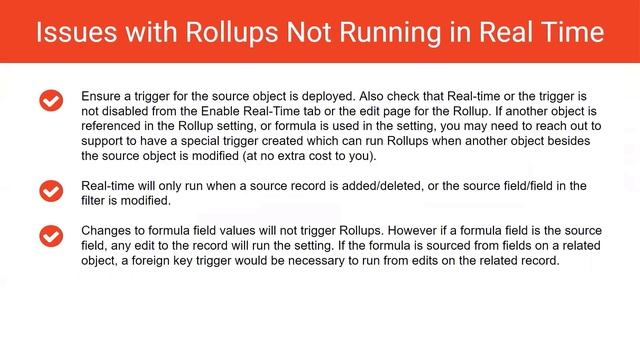 Rollup Helper Troubleshooting Tips - Issues with Rollups Not Running in Real Time смотреть онлайн