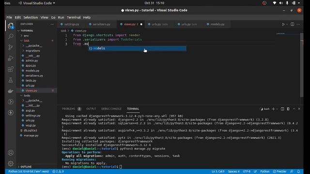 Restful APIs - Django Rest Framework смотреть онлайн