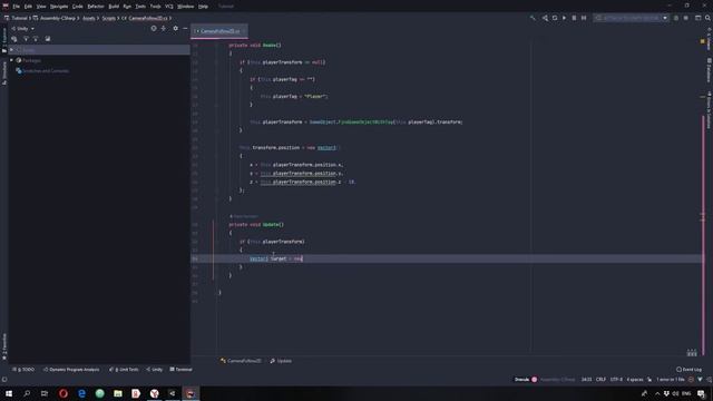 [UNITY] Плавное движение камеры за 2D объектом. смотреть онлайн