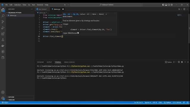 #Tutorials 2 || Python Selenium first test script смотреть онлайн