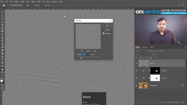 Sharpen any Image in Adobe Photoshop Urdu / Hindi [Eng Sub] смотреть онлайн