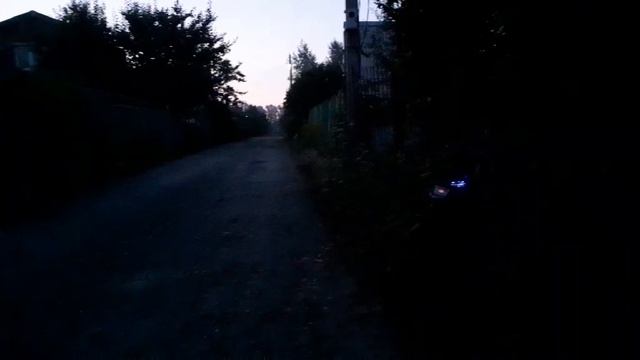 вечером на лавочке