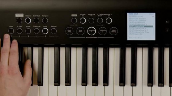 Roland FP-E50 88-key Arranger Keyboard Demo
