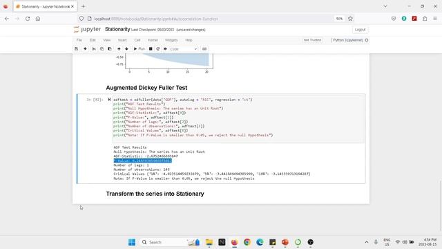 Stationarity in Time Series Analysis with Python смотреть онлайн