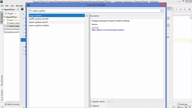 #59 python course for beginners | How to Install Pip packages using PyCharm | Full python course смотреть онлайн