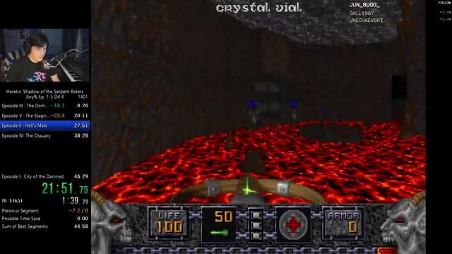 Скоростное прохождение на игру Heretic SotSR на сложности Smite - Meister Эпизоды 1-5 смотреть онлайн