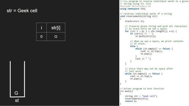 Reverse individual words | GeeksforGeeks смотреть онлайн