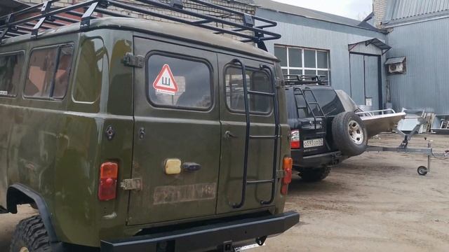 Мини обзор УАЗ Буханки на 35 колесах. смотреть онлайн