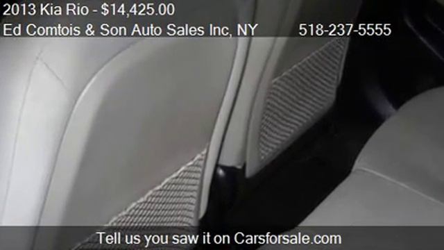 2013 Kia Rio LX for sale in Cohoes, NY 12047 at Ed Comtois a смотреть онлайн
