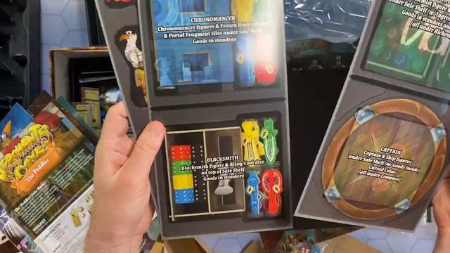 MERCHANTS COVE Unboxing - распаковка кикстартера, настольная игра "Бухта торговцев" смотреть онлайн