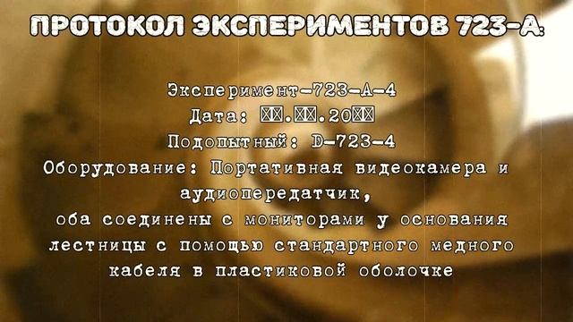 SCP ОБЬЕКТЫ: SCP - 723 Лестница Старения. смотреть онлайн