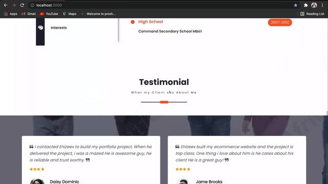 Build a professional responsive portfolio in react js смотреть онлайн