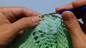 Салфетка. Салфетка крючком. Крючок для начинающих. Вязание крючком 2019.