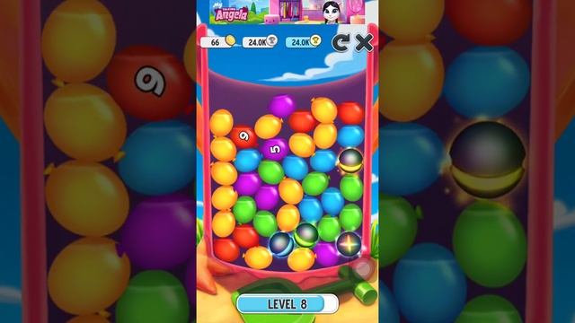 My Talking Angela - Balloon Splash Game High Score 40,201 points (Level 12) смотреть онлайн