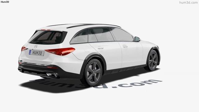 Mercedes-Benz C-class All Terrain 2021 3D model by Hum3D.com
