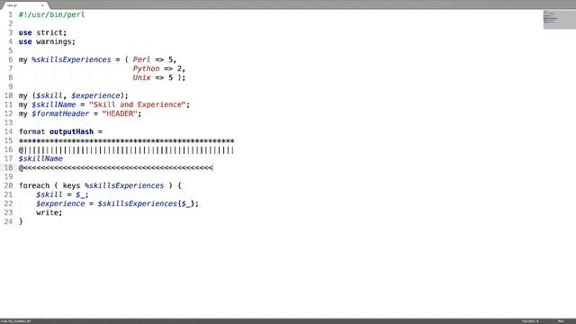 Perl - Formats смотреть онлайн