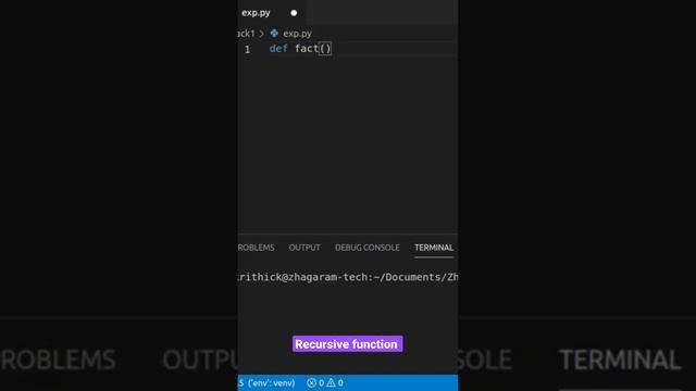 Python course in tamil | Recursive function смотреть онлайн