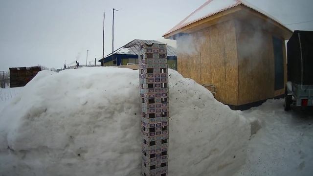 Дом из коробков от спичек. смотреть онлайн