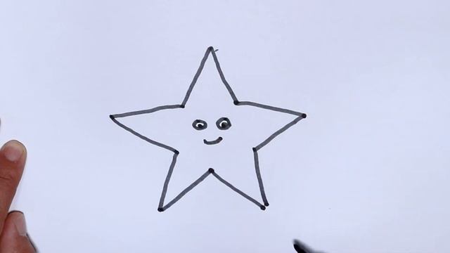 How to draw a star | Как нарисовать звезду | Yulduz rasmni qanday chizish kerak смотреть онлайн