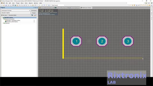 Tutorial creating potentiometer b10K footprint schematic Altium Ep4 смотреть онлайн