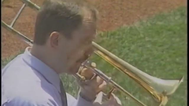 Jeff James National Anthem trombone solo at Kauffman Stadium смотреть онлайн