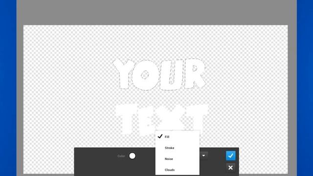 How to Make A Glowing 2D Text - PS Touch (Android) смотреть онлайн