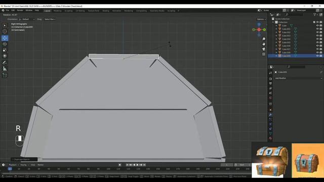 Let's model a TREASURE CHEST in Blender | CLASH ROYAL WOODEN CHEST | CG Time смотреть онлайн