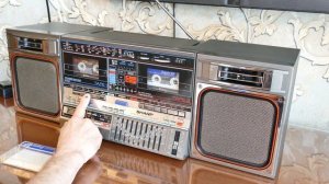 Sharp GF-800 Z(D) Магнитола перед "реставрацией".