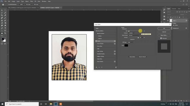 Passport Photo Making In Adobe Photoshop CC 2017 смотреть онлайн