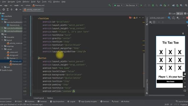 Tic Tac Toe Game for Android using Java Full Project смотреть онлайн