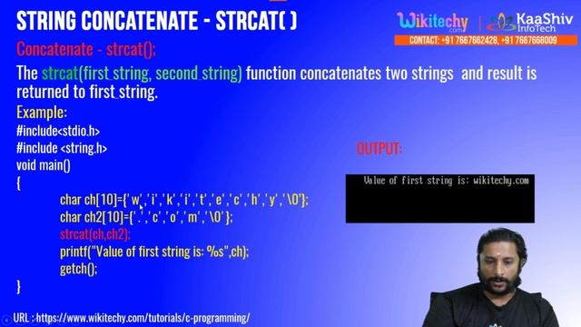 C String | String Operations | Strings in C смотреть онлайн