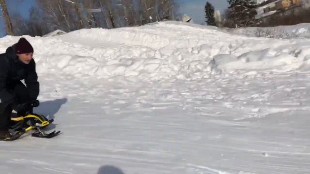 тестирование снегоката 