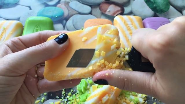 Асмр: кубики из мыла. ASMR Soap Carving (No talking)! смотреть онлайн