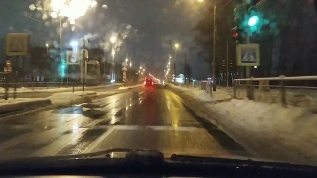 Просто ночная прогулка по Архангельску. смотреть онлайн