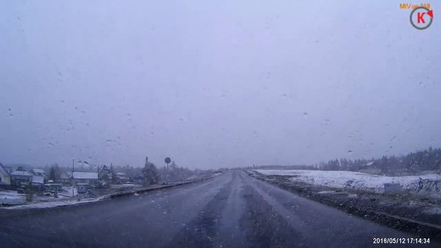 Снег 12 мая - Югорск 2016г. смотреть онлайн