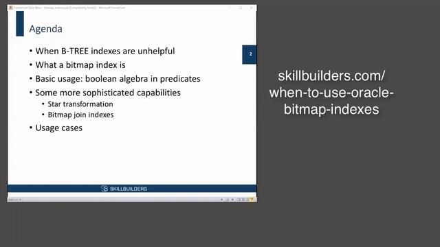 When to use Oracle Database Bitmap Indexes Lesson 1 смотреть онлайн