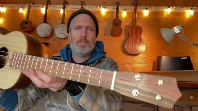 #888- Yellow Cedar and Curly Walnut Baritone Ukulele смотреть онлайн