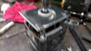 Переделываем электрогазонокосилку - меняем сгоревший электродвигатель на эл.двигатель от стиралки!