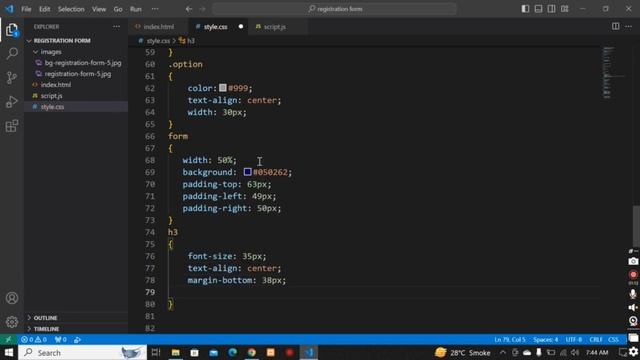 How to create Event Booking Form using HTML , CSS and JS смотреть онлайн
