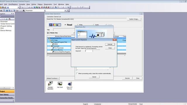 1# Mitsubishi FX Series PLC Unlock FX3U/FX3G