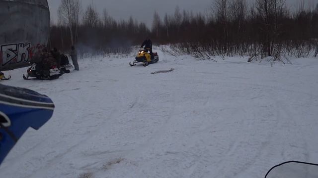 На снегоходах от Калязина до шара под Дубной смотреть онлайн