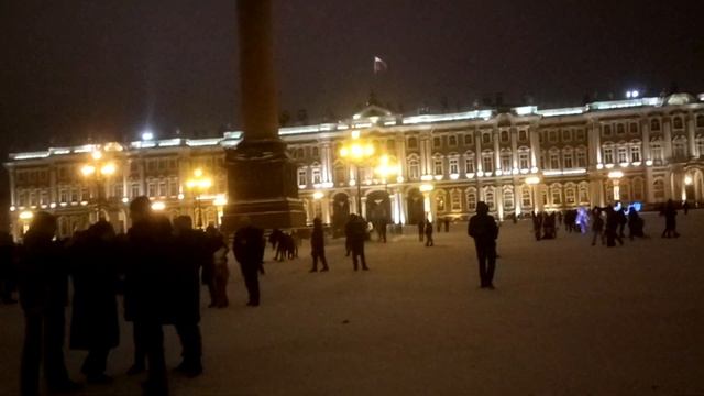 Санкт-Петербург. Рождество. Дворцовая площадь смотреть онлайн