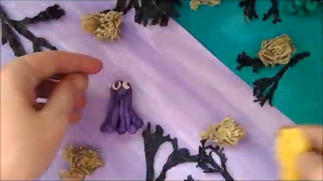 Поделки для детей. Лепим из пластилина. Урок для детей 5-7 лет. МОРСКИЕ ЖИТЕЛИ смотреть онлайн