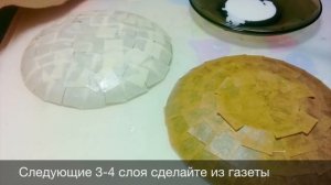 Тарелочка папье-маше