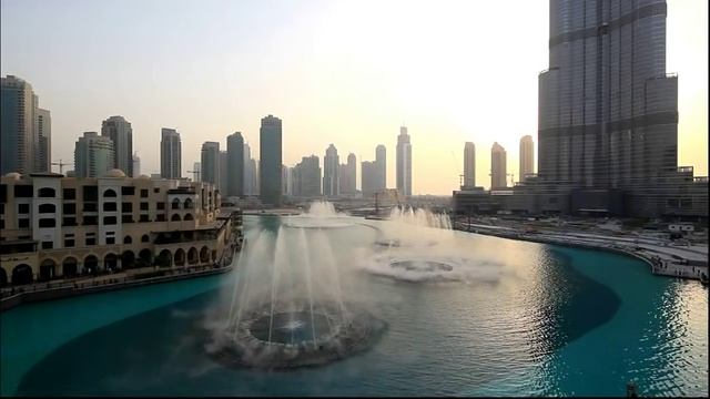 Фонтан Дубай - Baba Yetu - Christopher Tin  - заключительный аккорд!