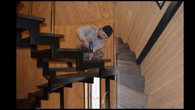 Лестница на металлическом каркасе смотреть онлайн