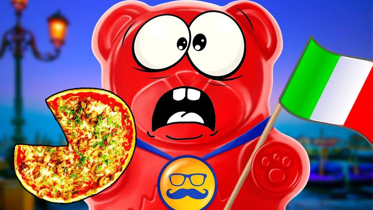 Это случилось в италии с медведем Валерой | Приключения желейного медведя смотреть онлайн